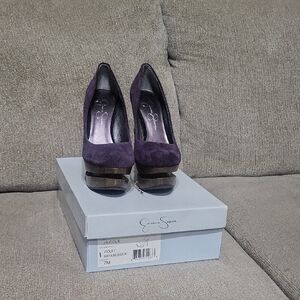 Jessica Simpson Violet Suede Heels